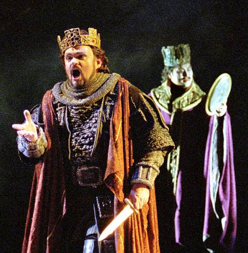 Banquo's Ghost Pays a Visit to Macbeth